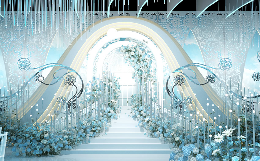 民和釡香烙馍村水晶厅效果展示